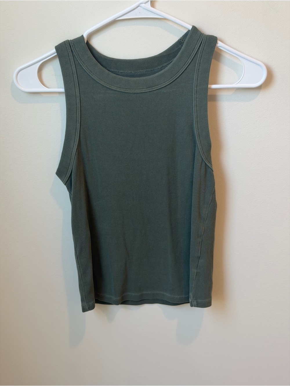Old Navy Olive Green Ribbed Tank Top